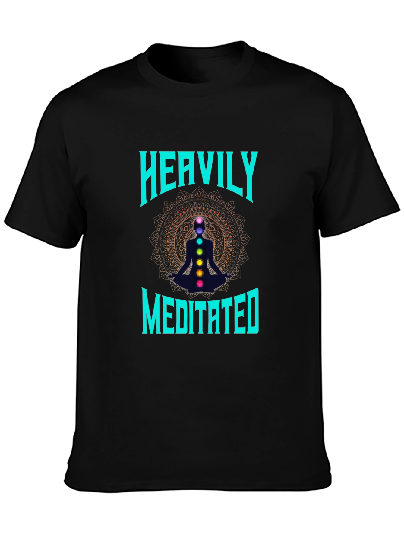 Heavily Meditated Chakra Graphic T-Shirt