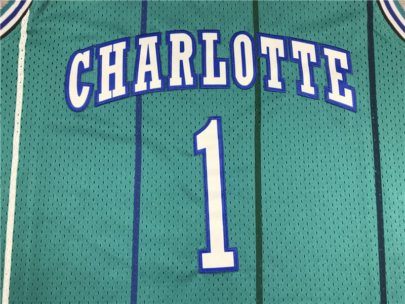 Men's Charlotte Hornets Muggsy Bogues 1992-93 Hardwood Classics Swingman Jerseys