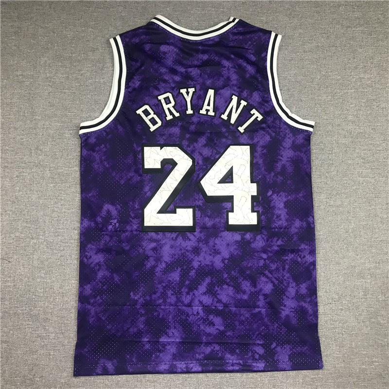 Men's Los Angeles Lakers Kobe Bryant #24 Purple Galaxy Swingman Jerseys