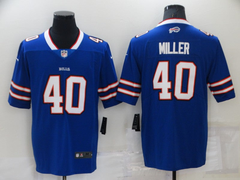 Men's Buffalo Bills Von Miller #40 Blue Game Jerseys