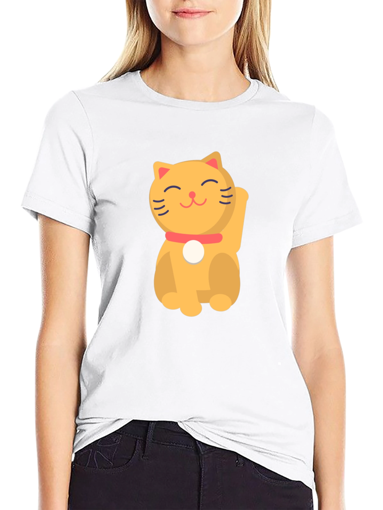 Lucky Cat T-Shirt - Soft Cotton Tee
