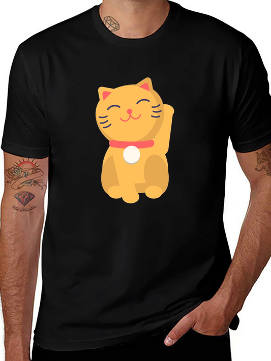Lucky Cat T-Shirt - Soft Cotton Tee