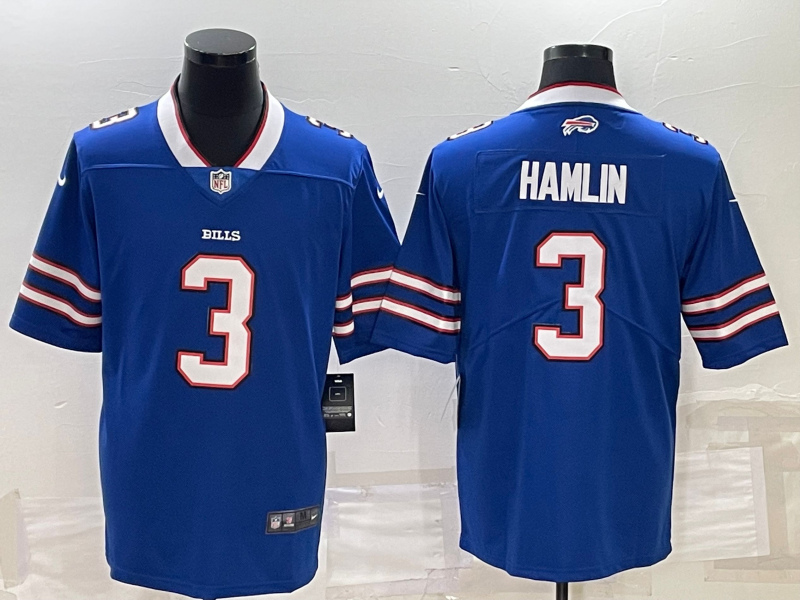 Men's Buffalo Bills Damar Hamlin #3 Royal Game Jerseys