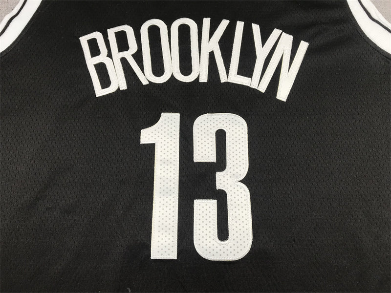 Men's Brooklyn Nets James Harden Black 2021/22 Diamond Swingman Jerseys