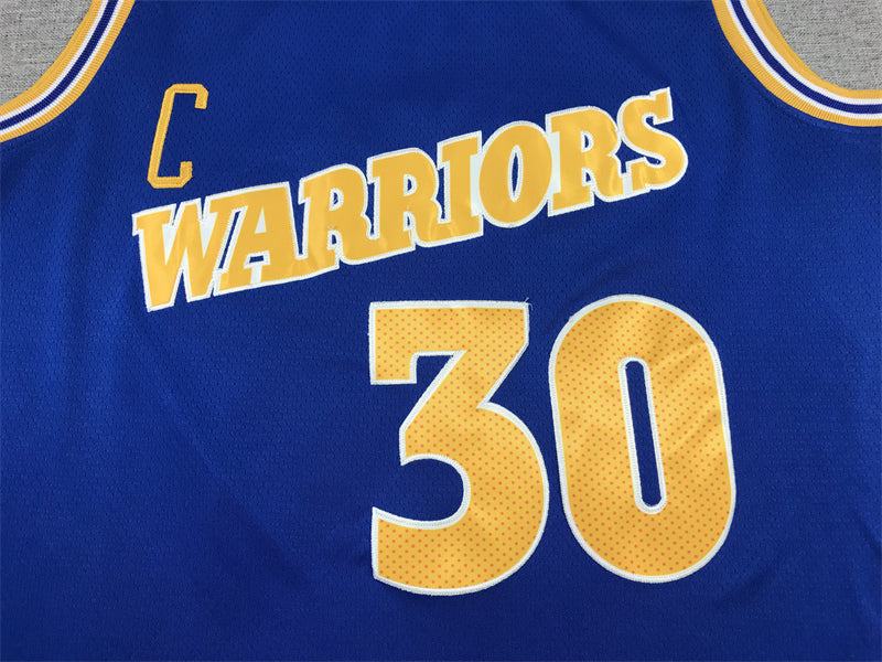 Men's Golden State Warriors Stephen Curry #30 Blue 2022/23 Swingman Jerseys - Classic Edition