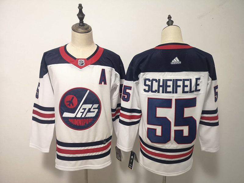 Men's Winnipeg Jets Mark Scheifele #55 White Player Game Jerseys