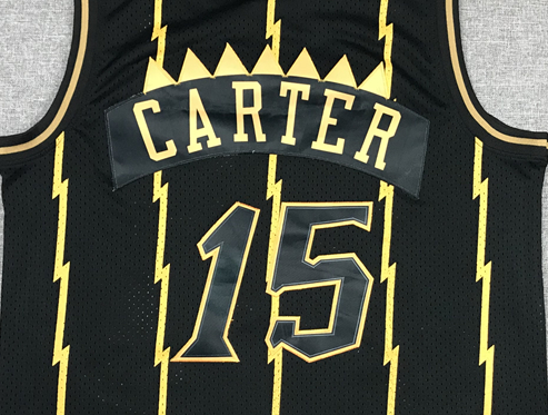 Men's Toronto Raptors Vince Carter 1998-99 Black Hardwood Classics Swingman Jerseys