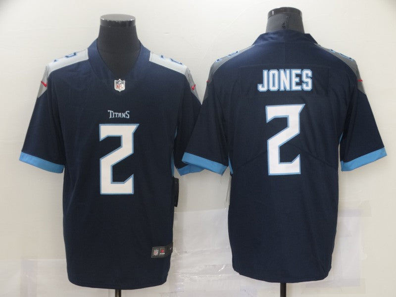 Men's Tennessee Titans Julio Jones #2 Navy Game Jerseys