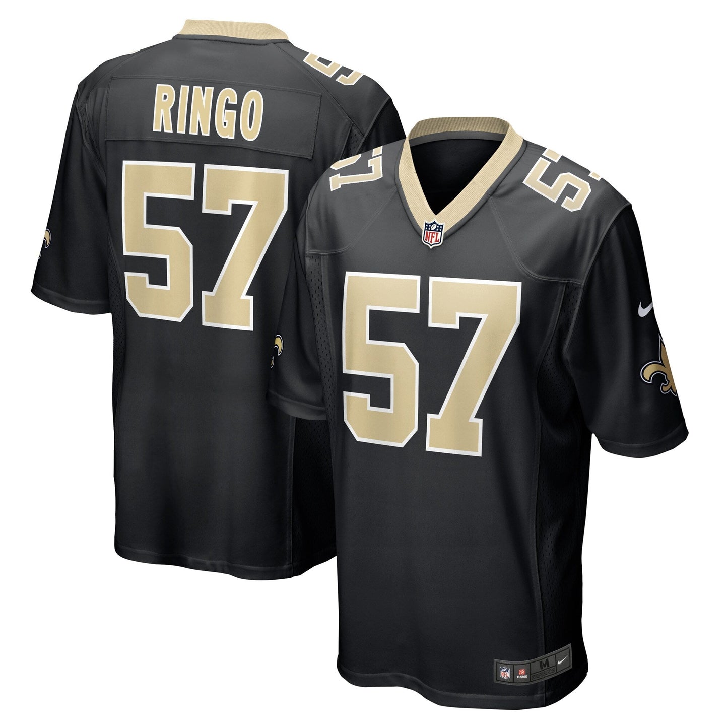 Christian Ringo New Orleans Saints Nike Game   Jersey - Black