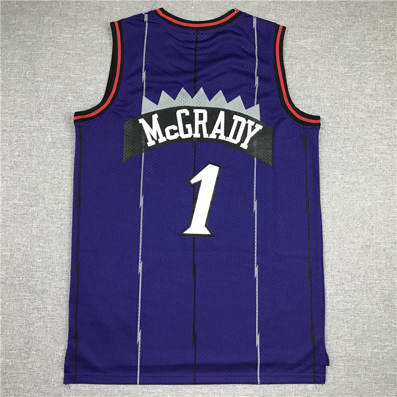 Men's Toronto Raptors Tracy McGrady Purple 1998-99 Hardwood Classics Swingman Jerseys