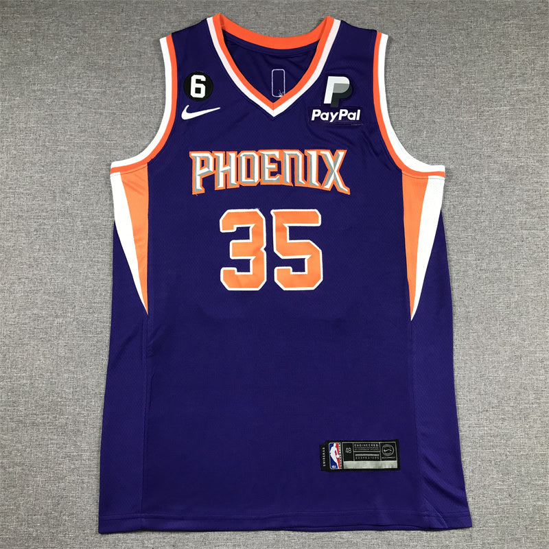 Men's Phoenix Suns Kevin Durant #35 Purple 2022/23 Swingman Jerseys - Classic Edition