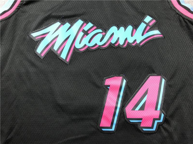 Men's Miami Heat Tyler Herro #14 Black 2020/21 Swingman Jerseys