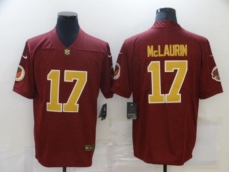 Men's Washington Commanders Terry Mclaurin #17 Red Player Game Jerseys