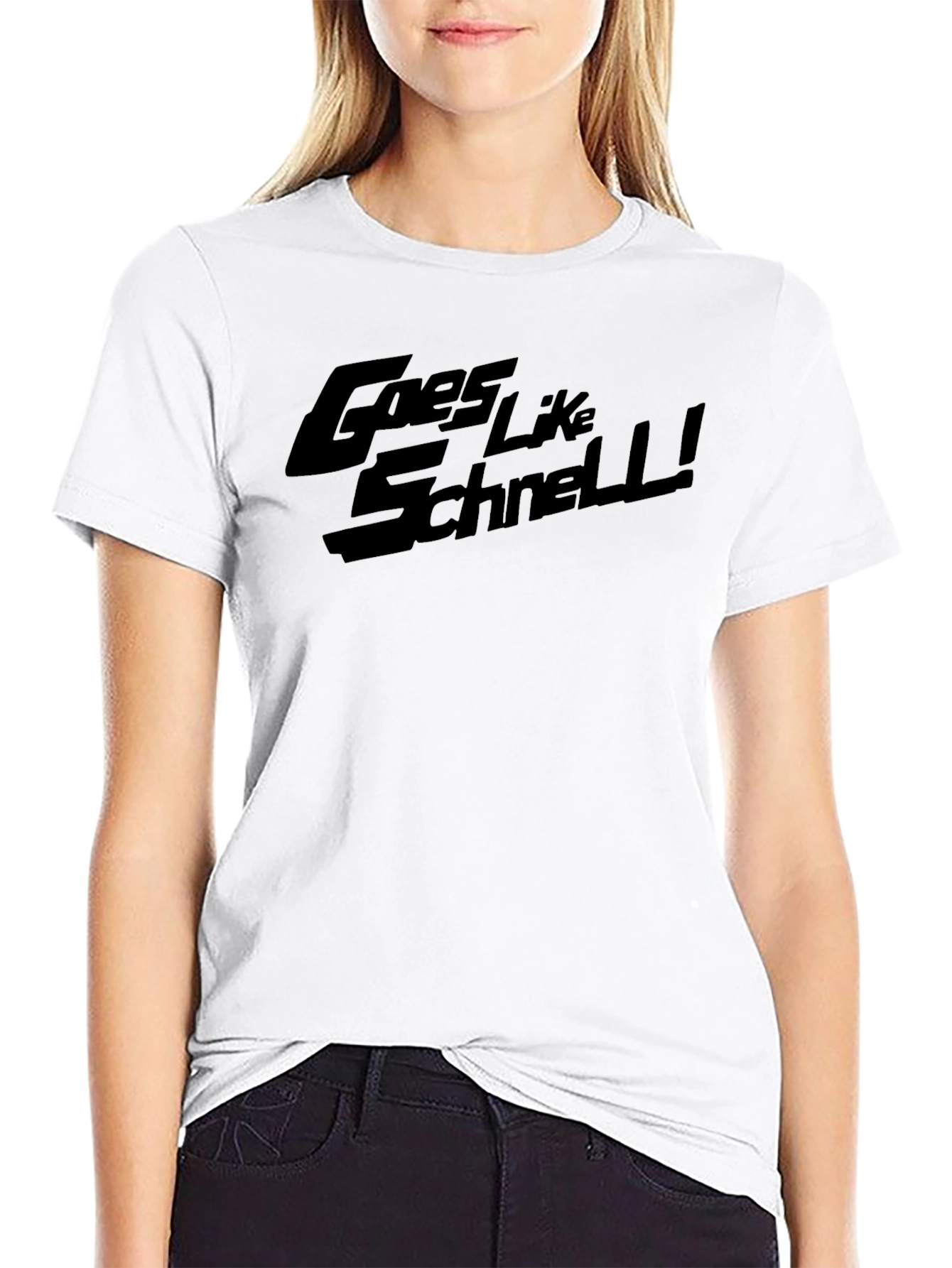 Goes Like Schnell! Graphic Tee - Black