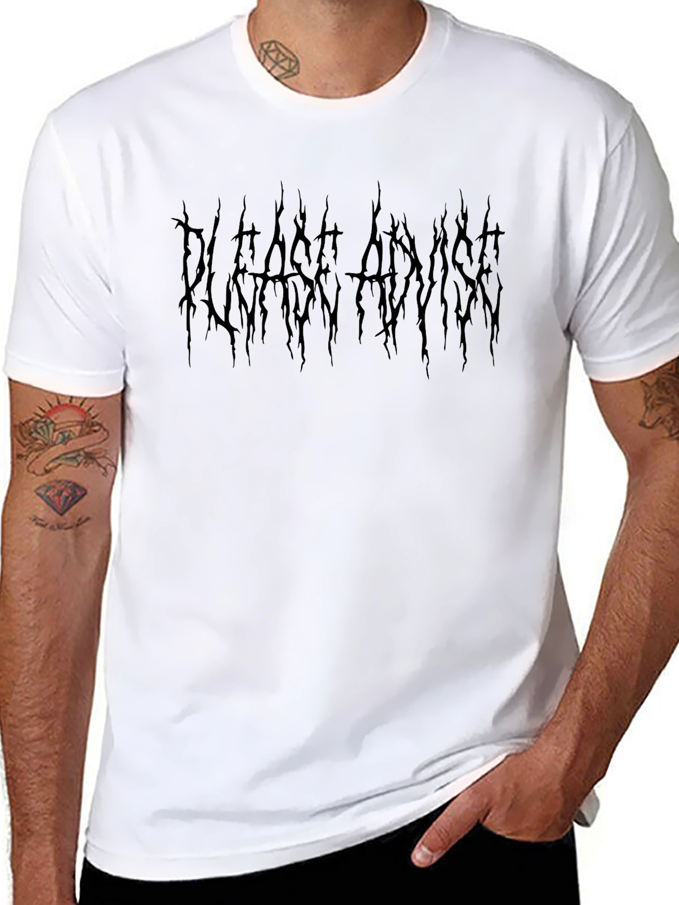 Please Advise Gothic T-Shirt