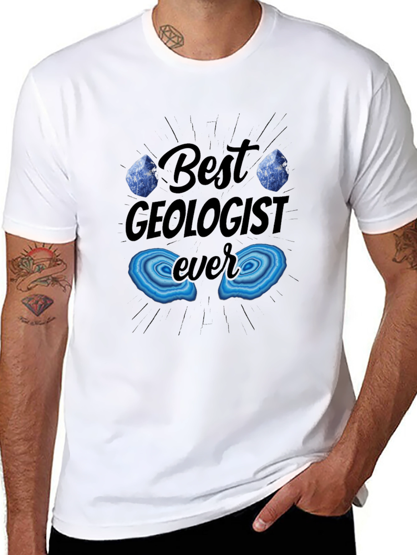 Best Geologist Ever T-Shirt - Rock On!