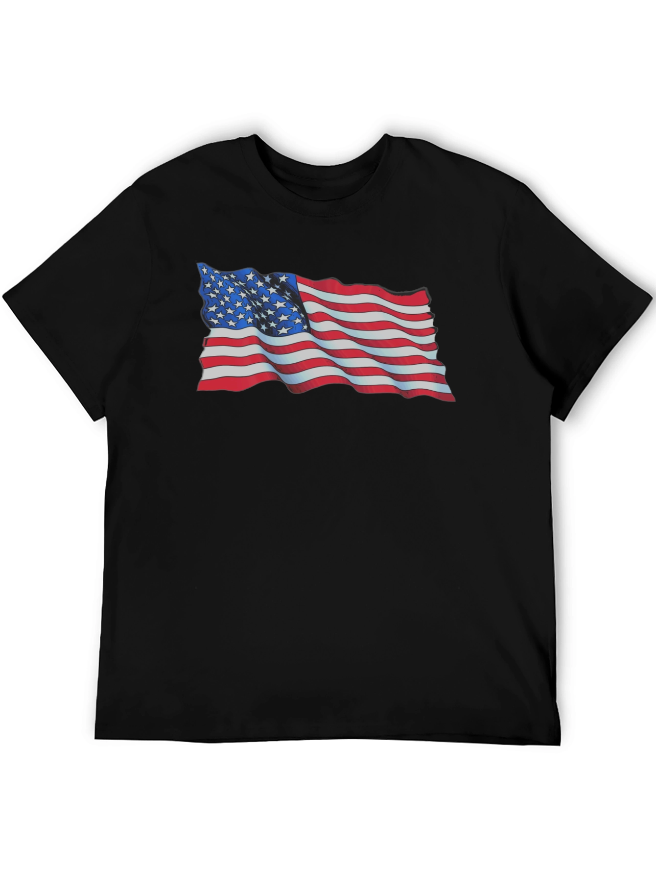 American Flag Graphic T-Shirt