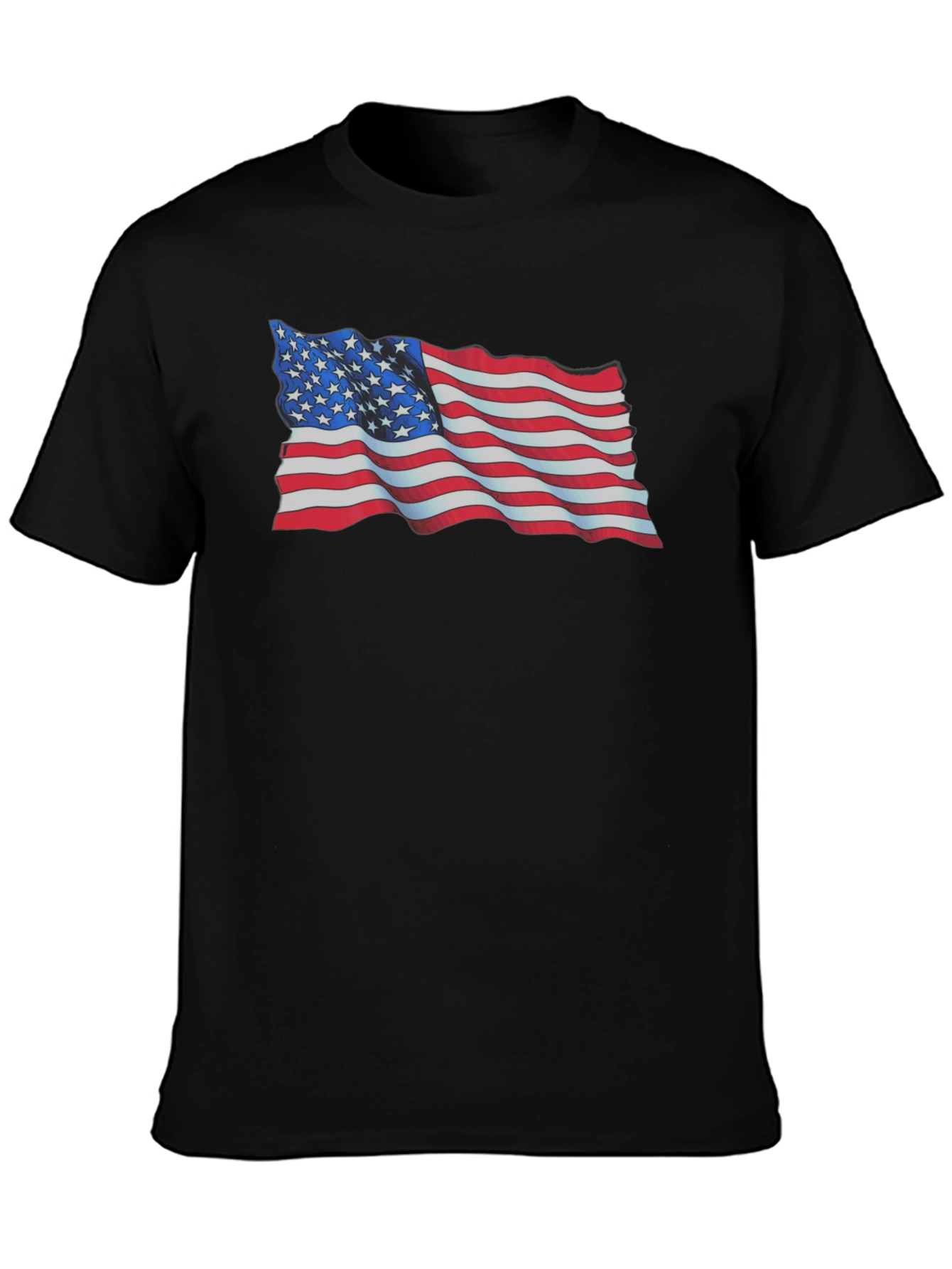 American Flag Graphic T-Shirt