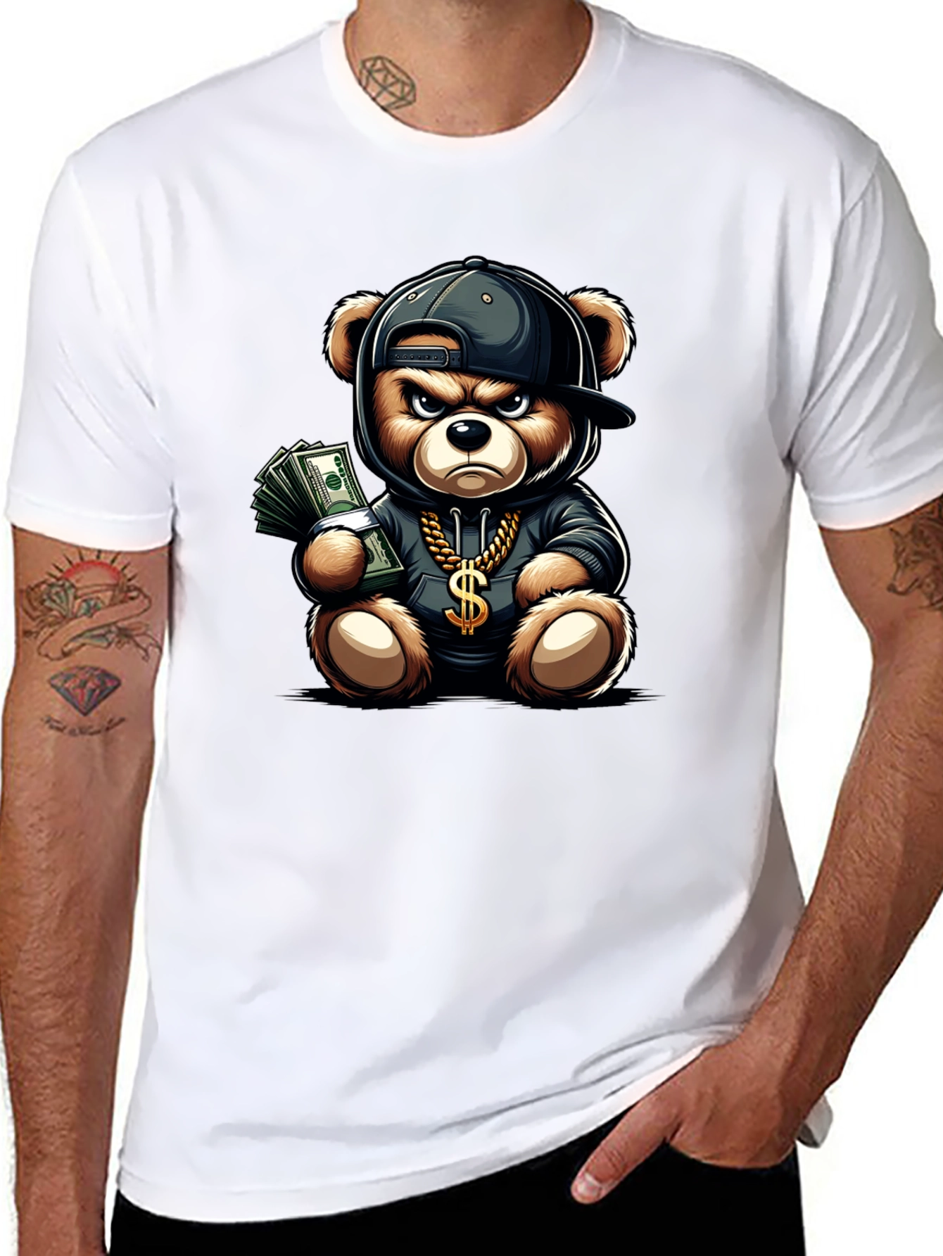 Teddy Bear Gangster T-Shirt