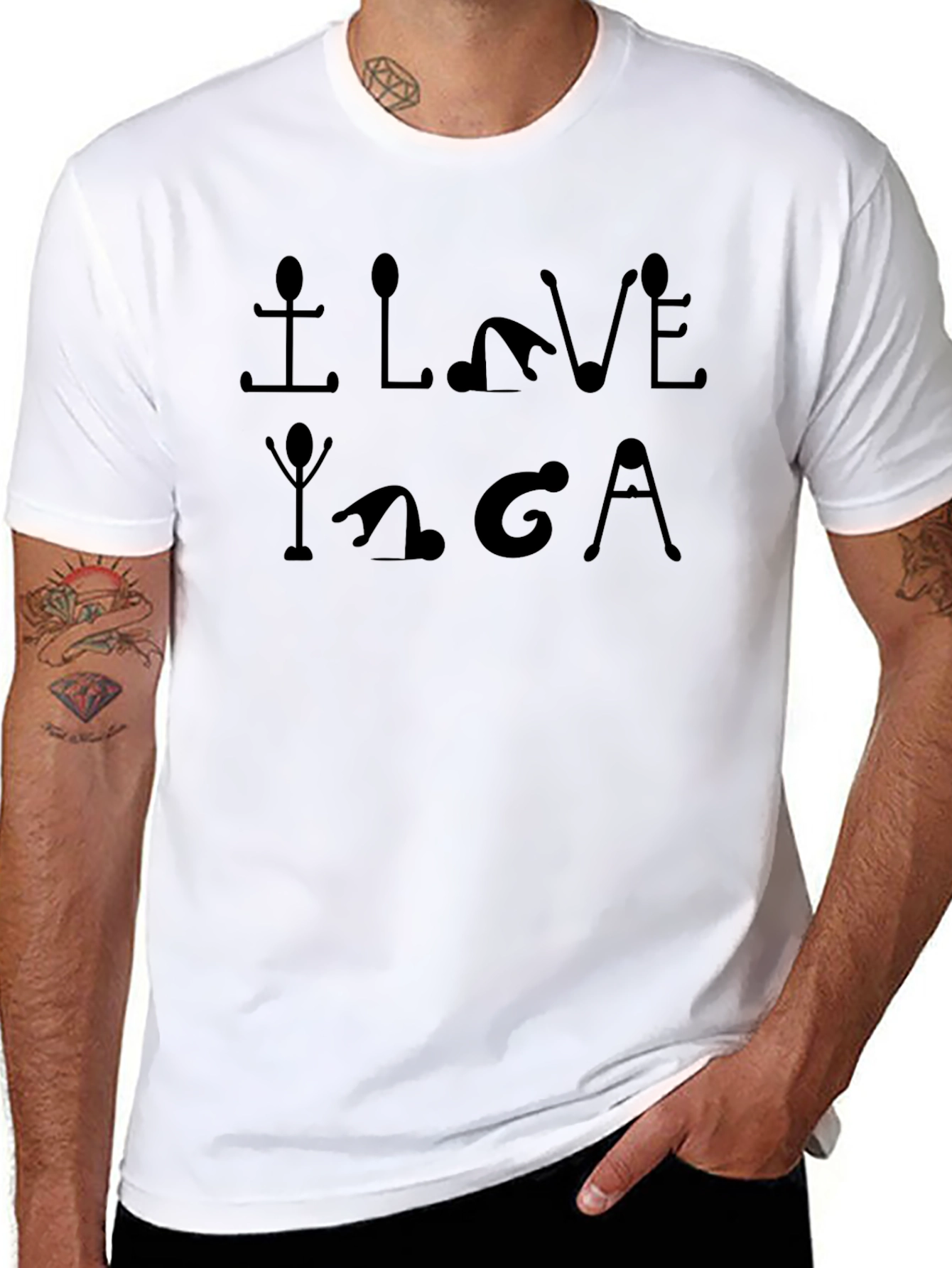 I Love Yoga Graphic T-Shirt - Unisex