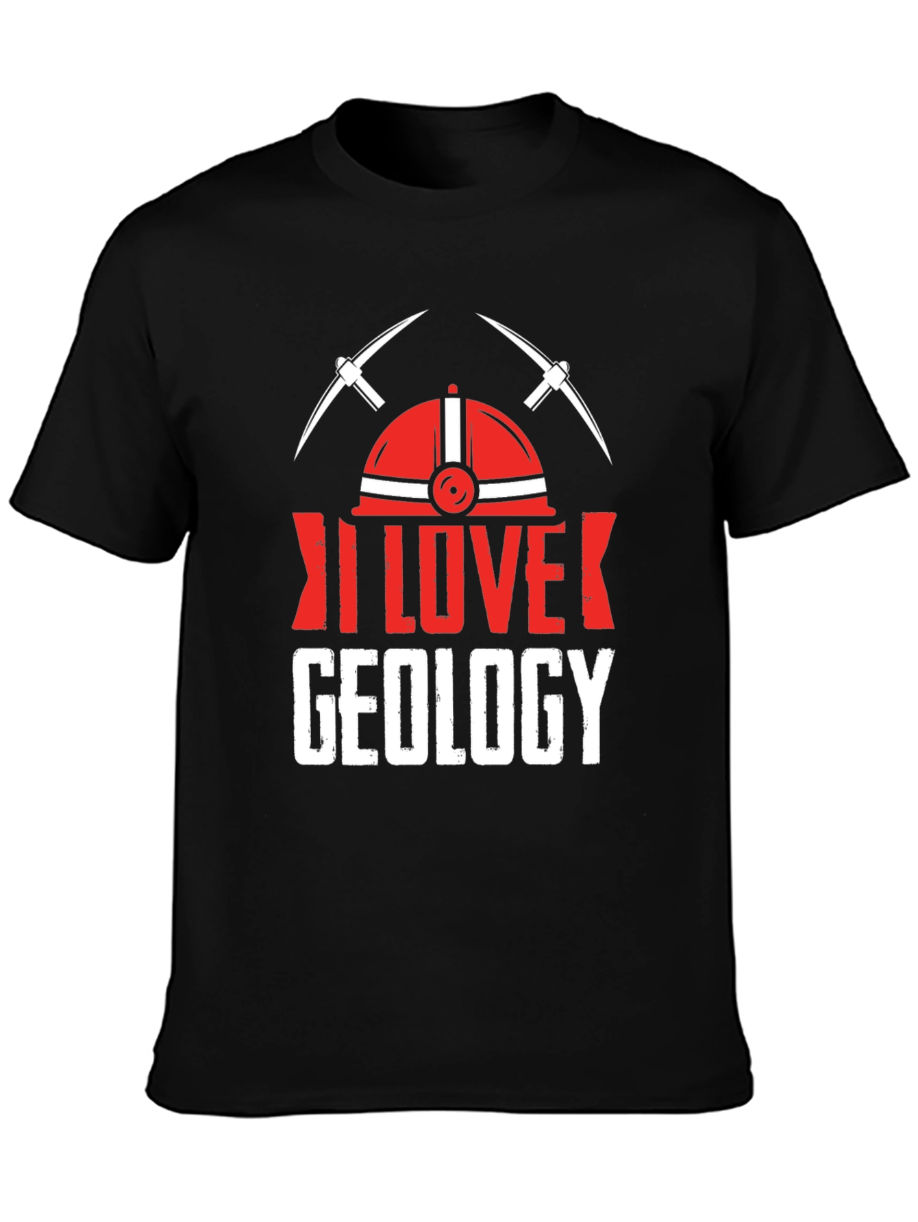 I Love Geology T-Shirt - Geologist Miner Graphic Tee