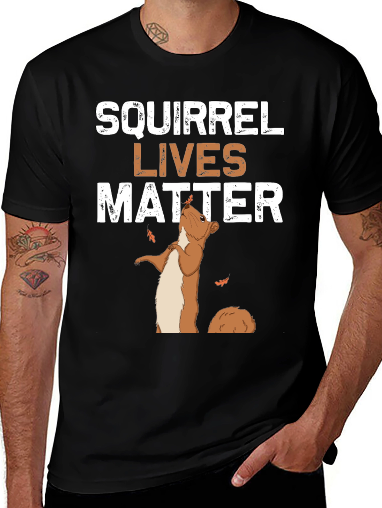 Squirrel Lives Matter Graphic T-Shirt
