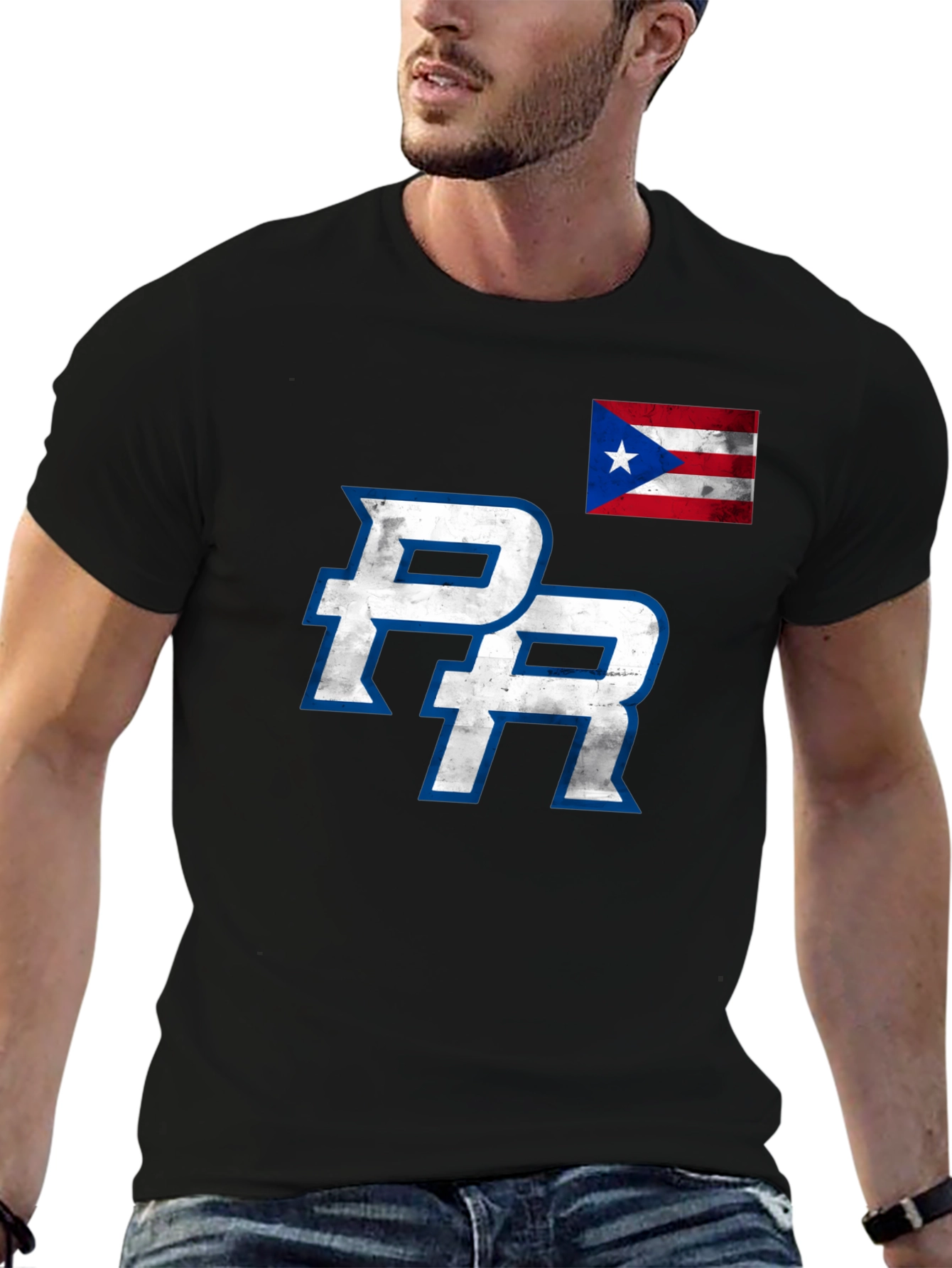 Puerto Rico PR Flag Graphic Tee