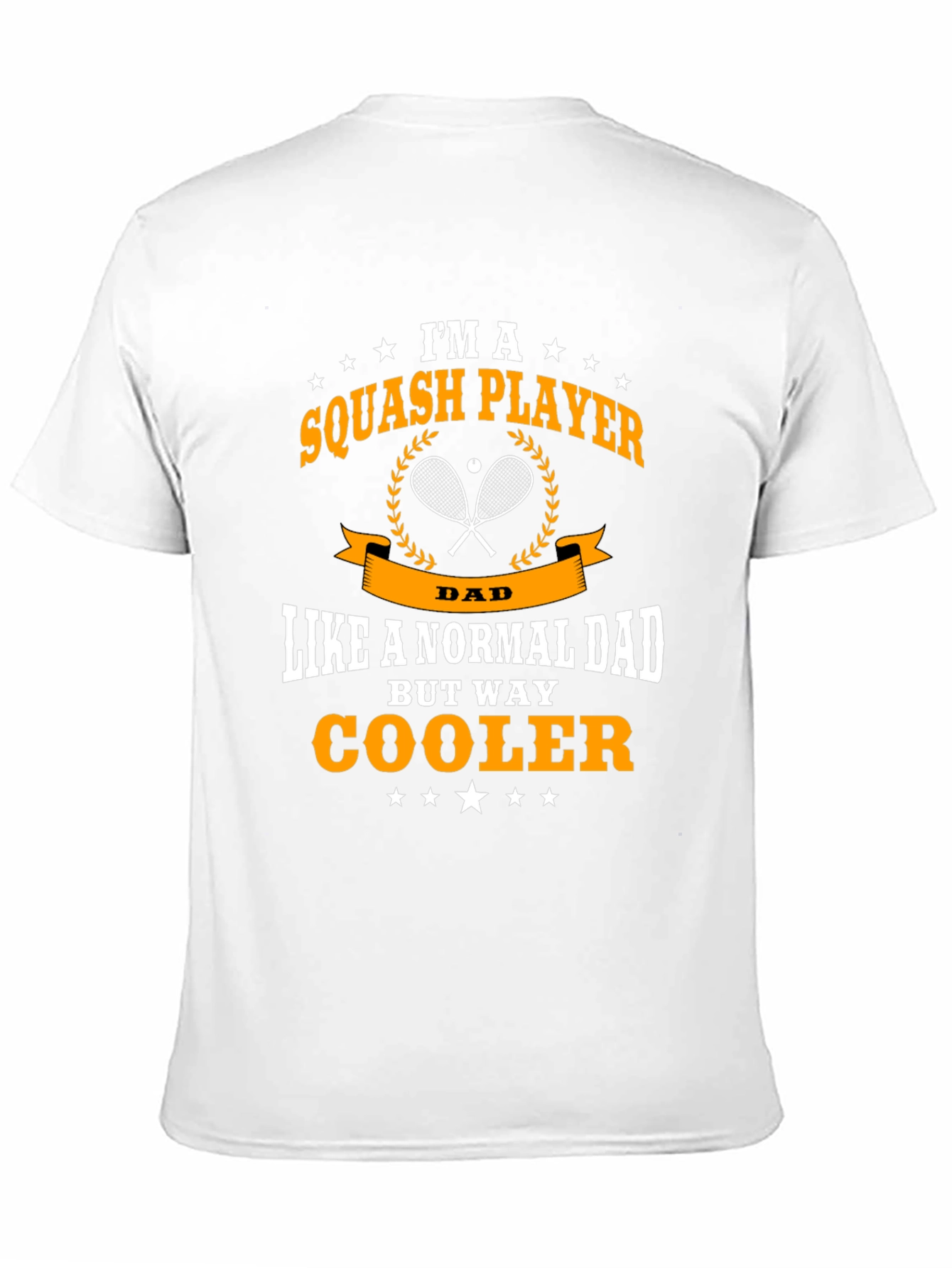 Squash Player Dad Graphic T-Shirt