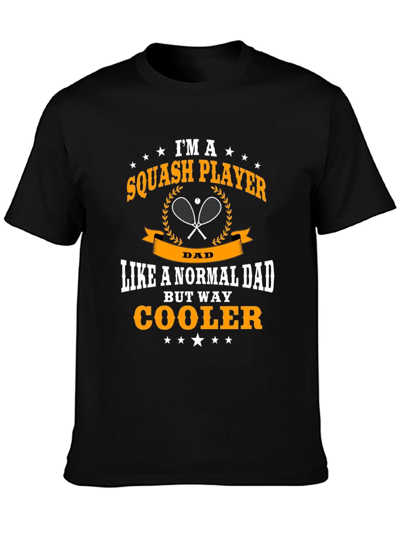 Squash Player Dad Graphic T-Shirt