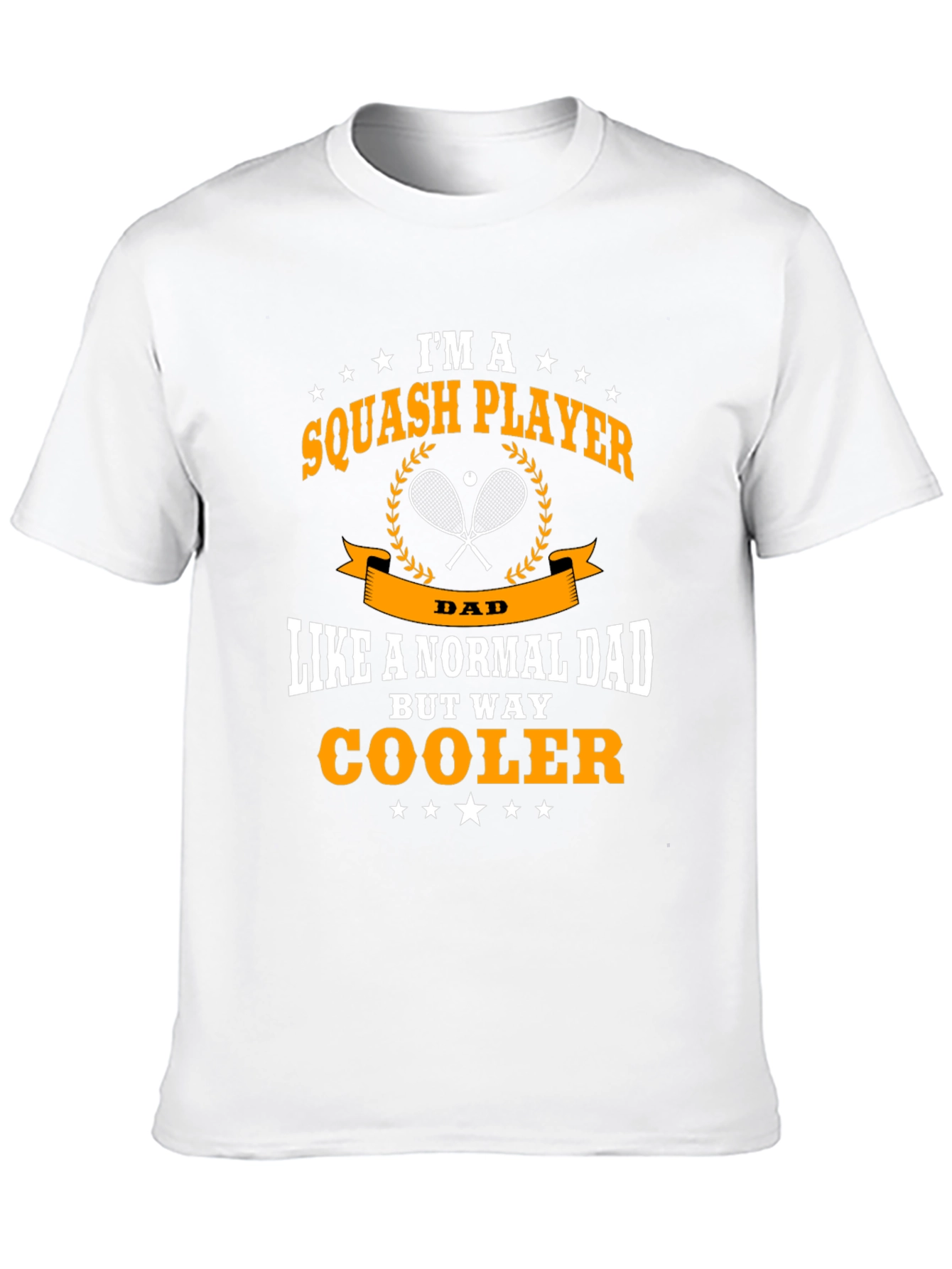 Squash Player Dad Graphic T-Shirt