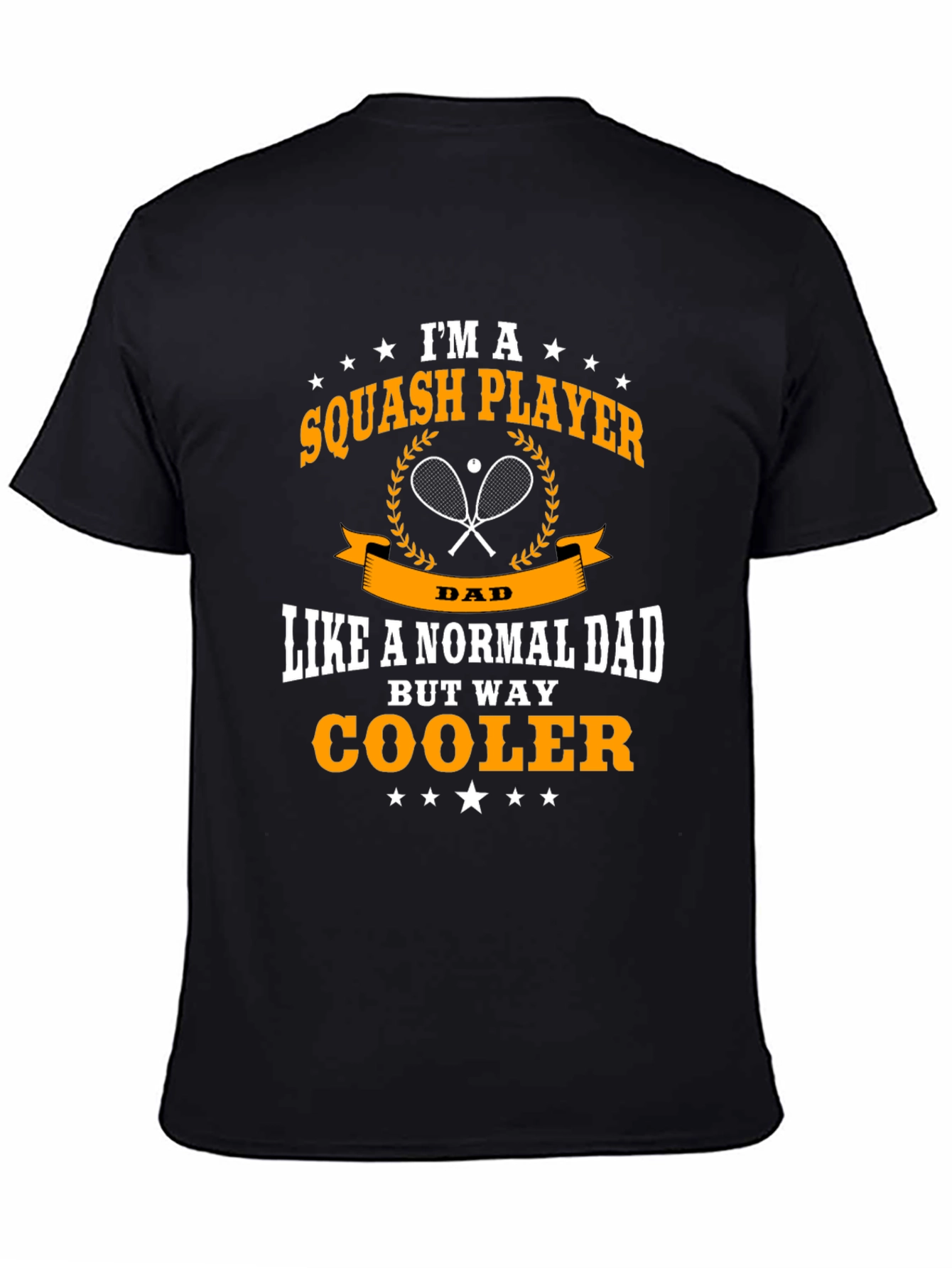 Squash Player Dad Graphic T-Shirt