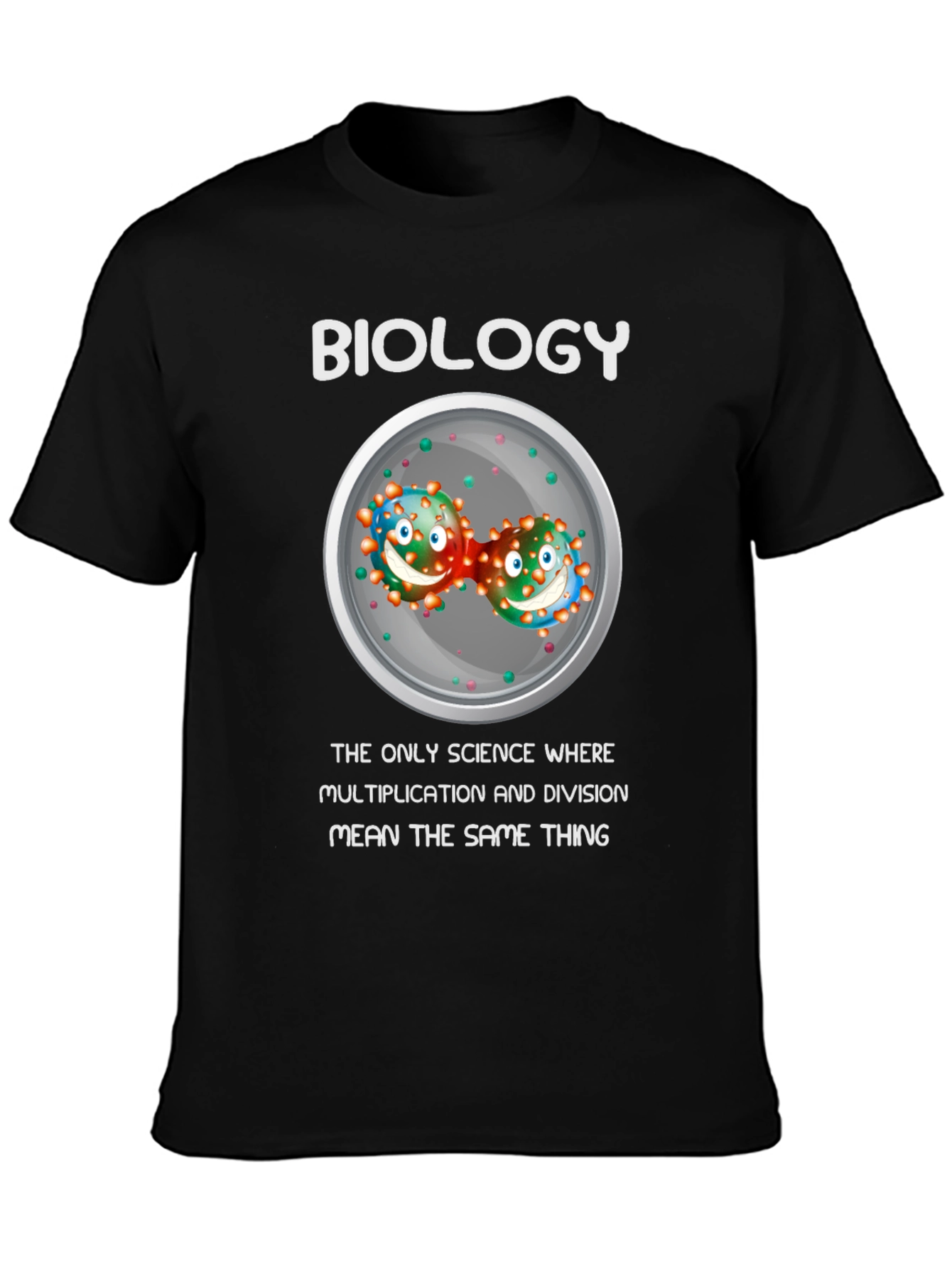 Biology Multiplication Division Science T-Shirt