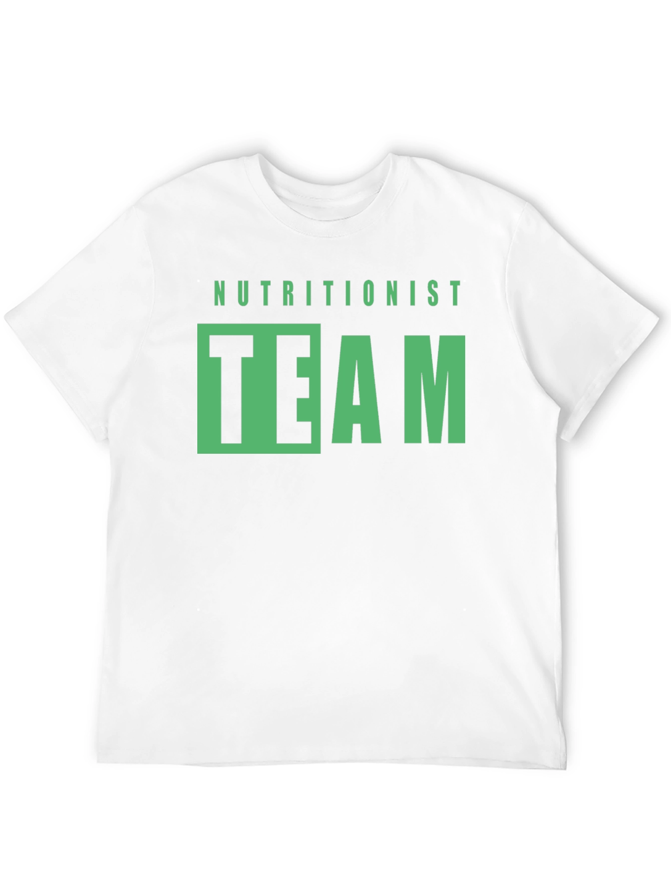 Nutritionist Team Graphic Tee - Black Cotton