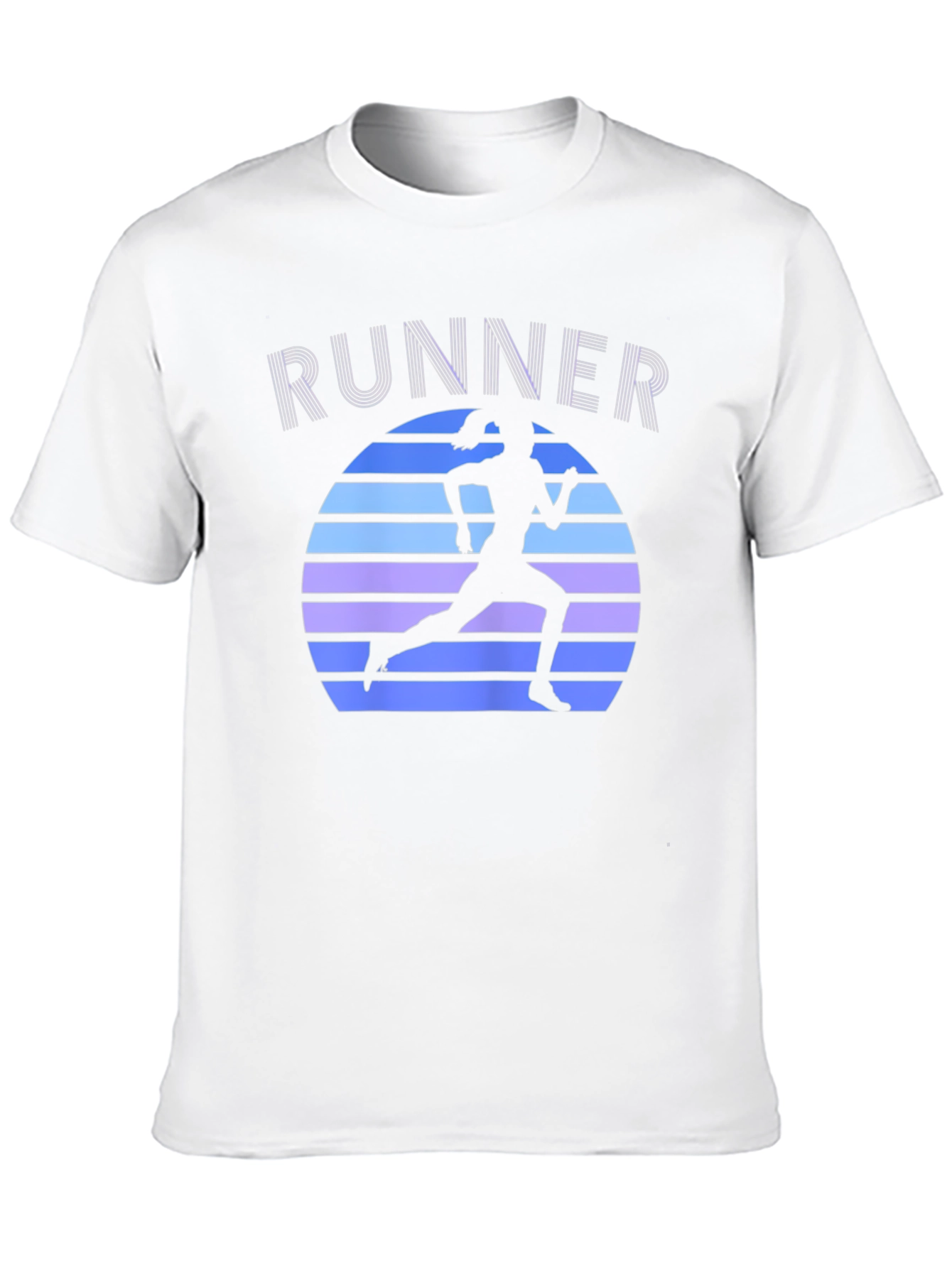 Runner Graphic Tee - Retro Style