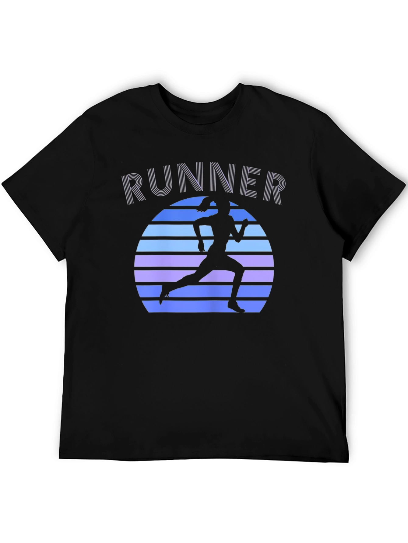Runner Graphic Tee - Retro Style