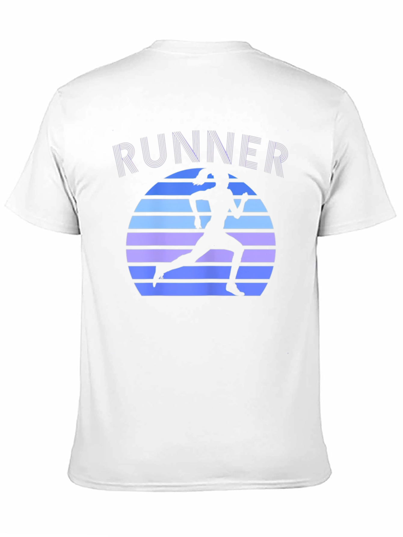 Runner Graphic Tee - Retro Style