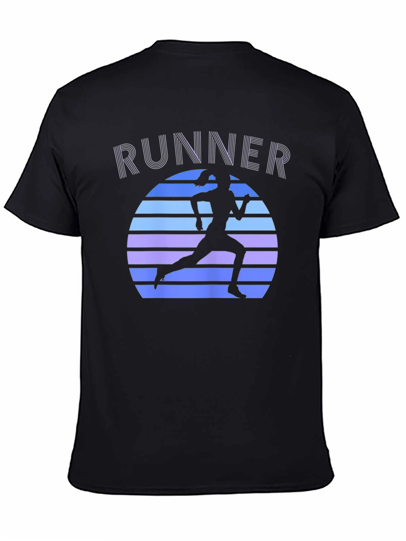 Runner Graphic Tee - Retro Style