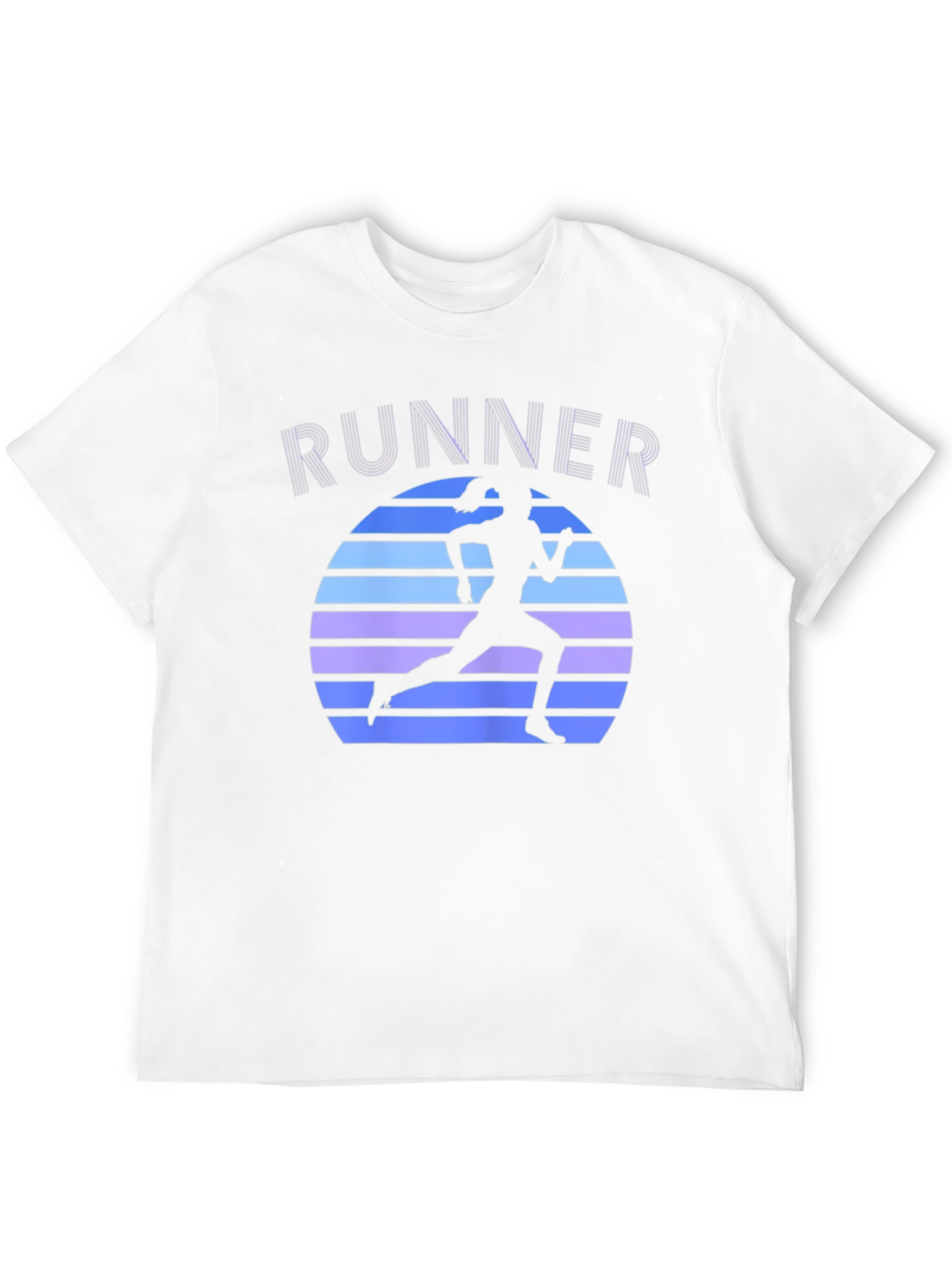 Runner Graphic Tee - Retro Style