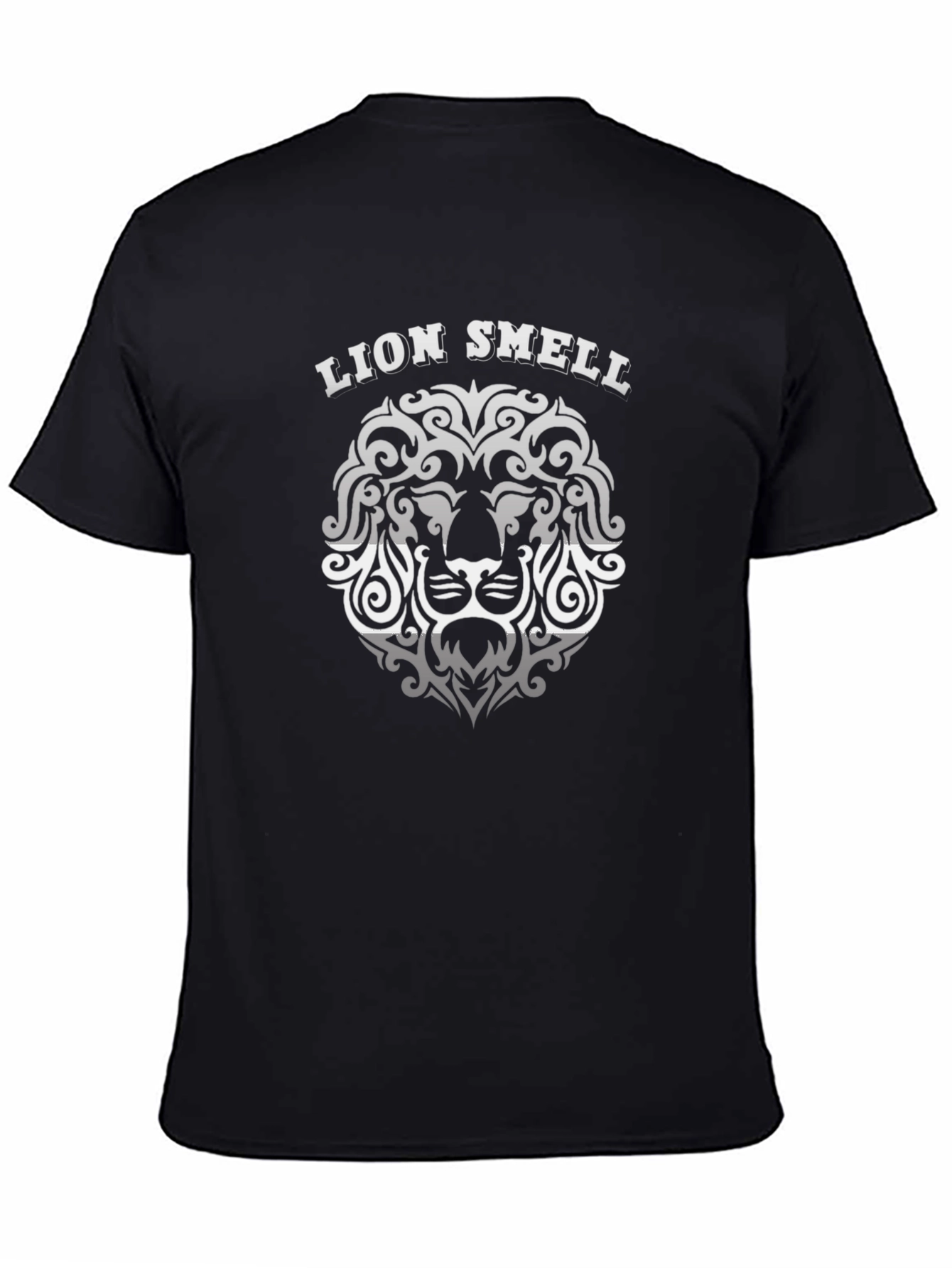 Lion Smell Graphic Print Mens T-Shirt