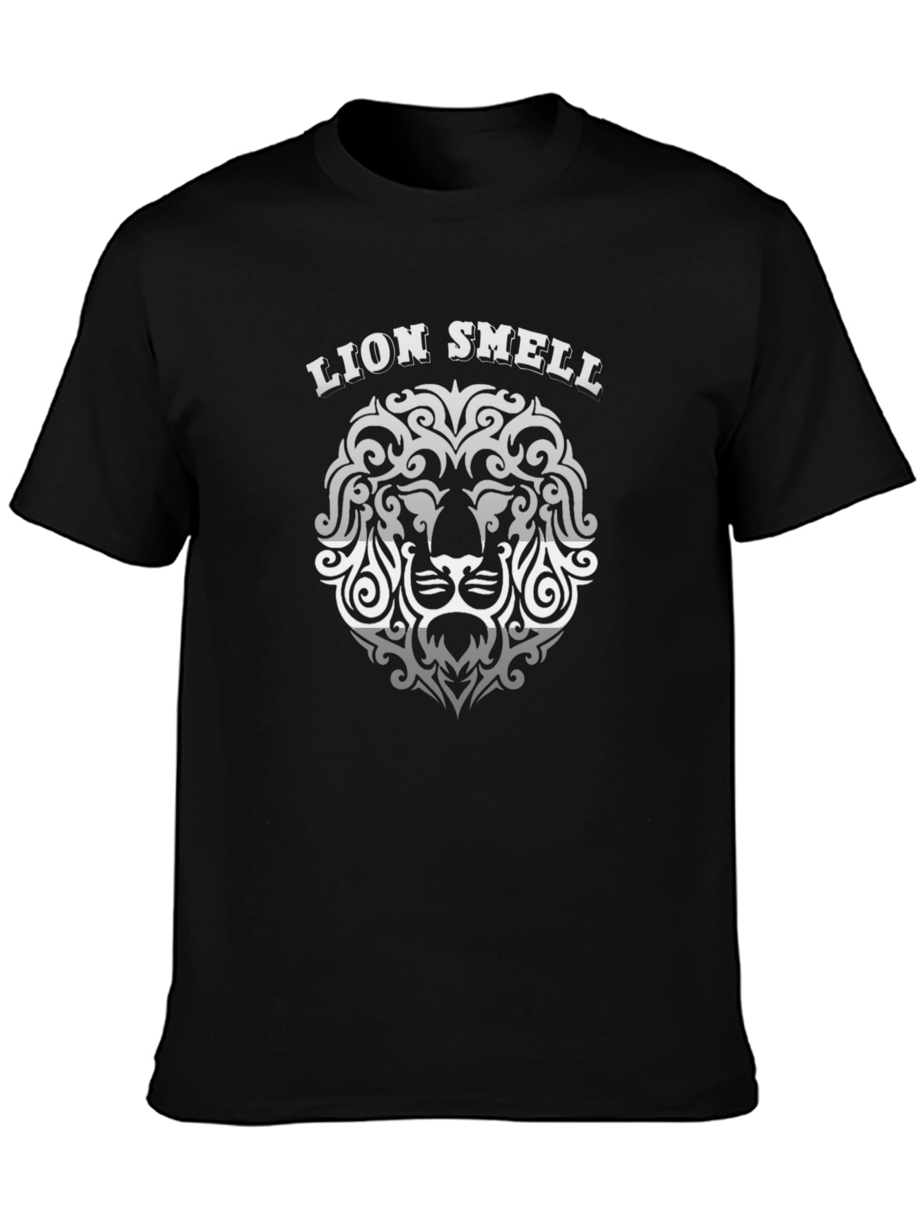 Lion Smell Graphic Print Mens T-Shirt