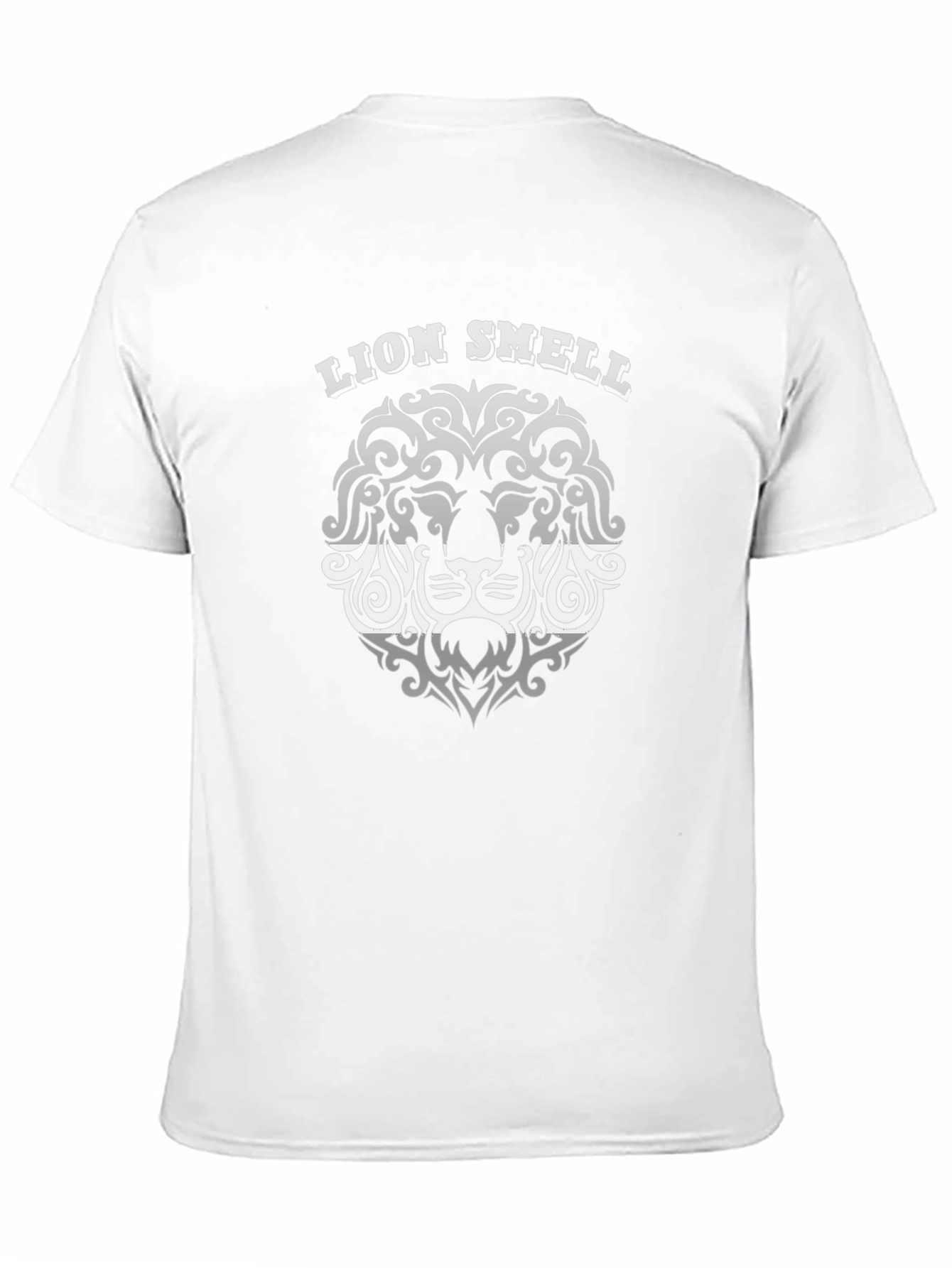 Lion Smell Graphic Print Mens T-Shirt