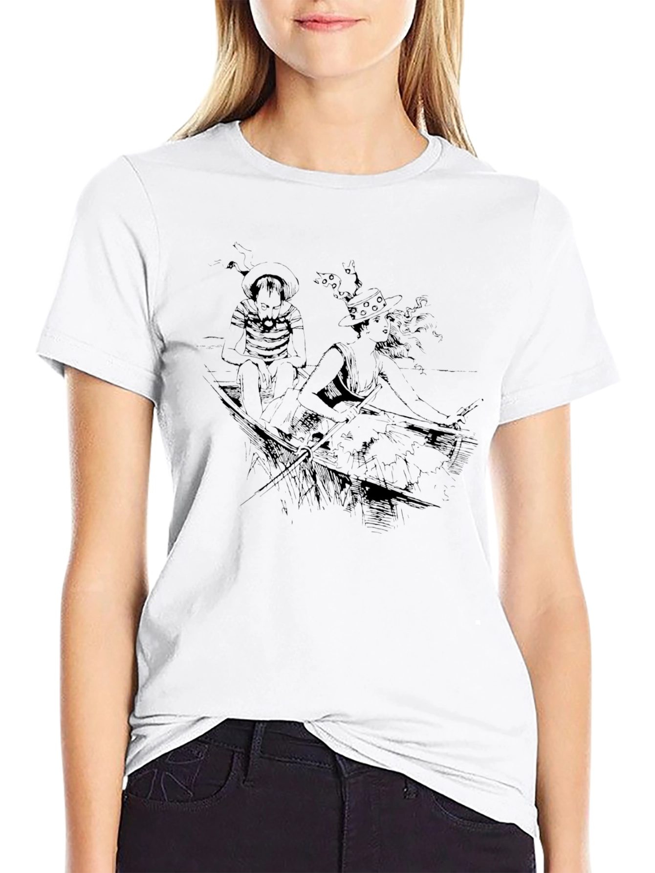 Artistic Black Graphic Tee