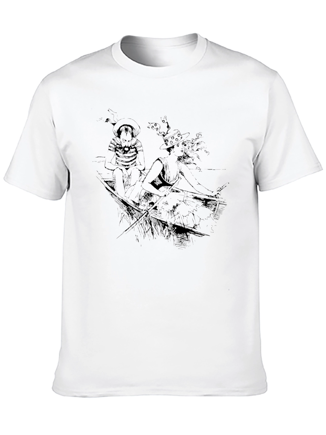 Artistic Black Graphic Tee