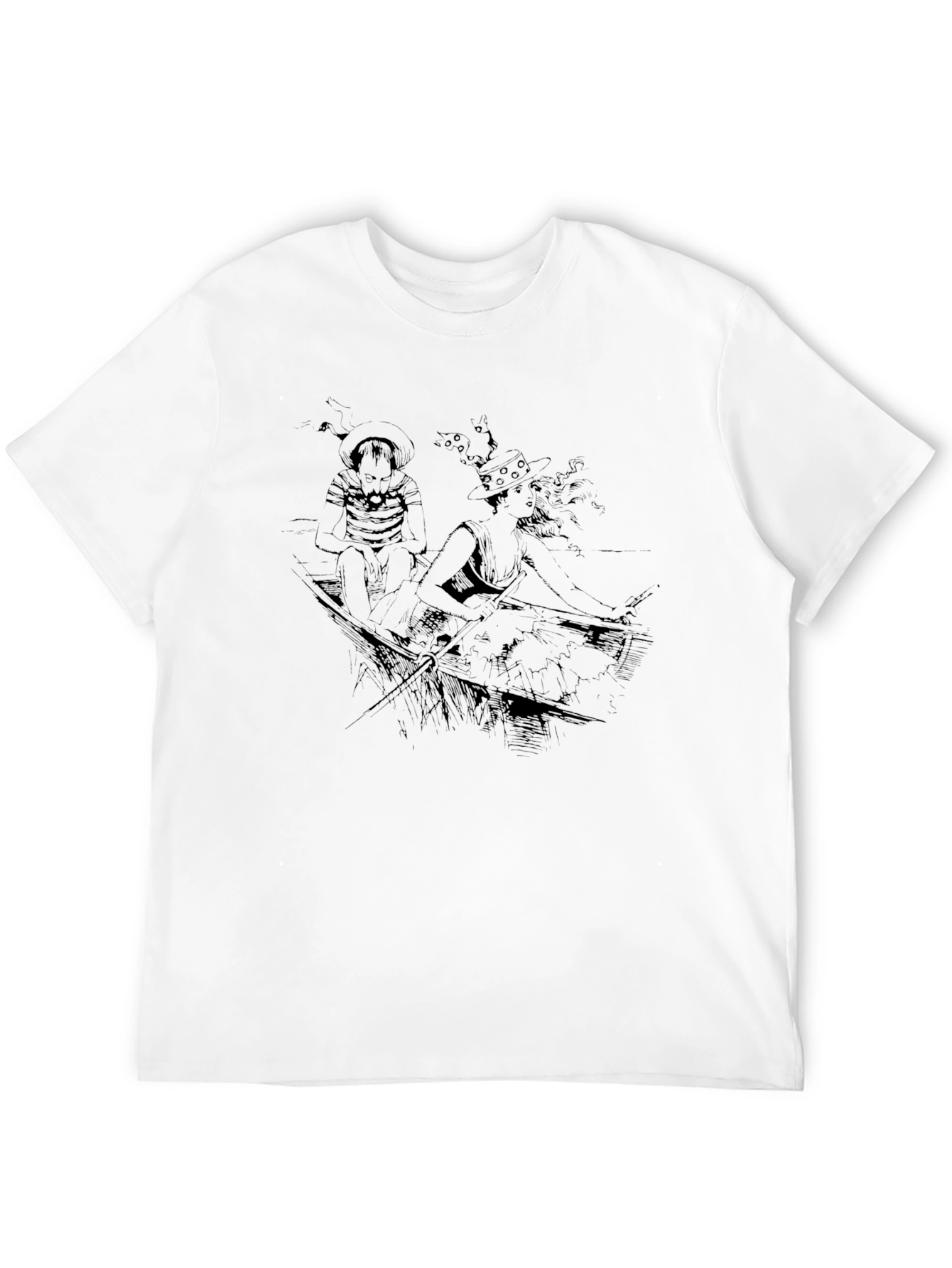 Artistic Black Graphic Tee