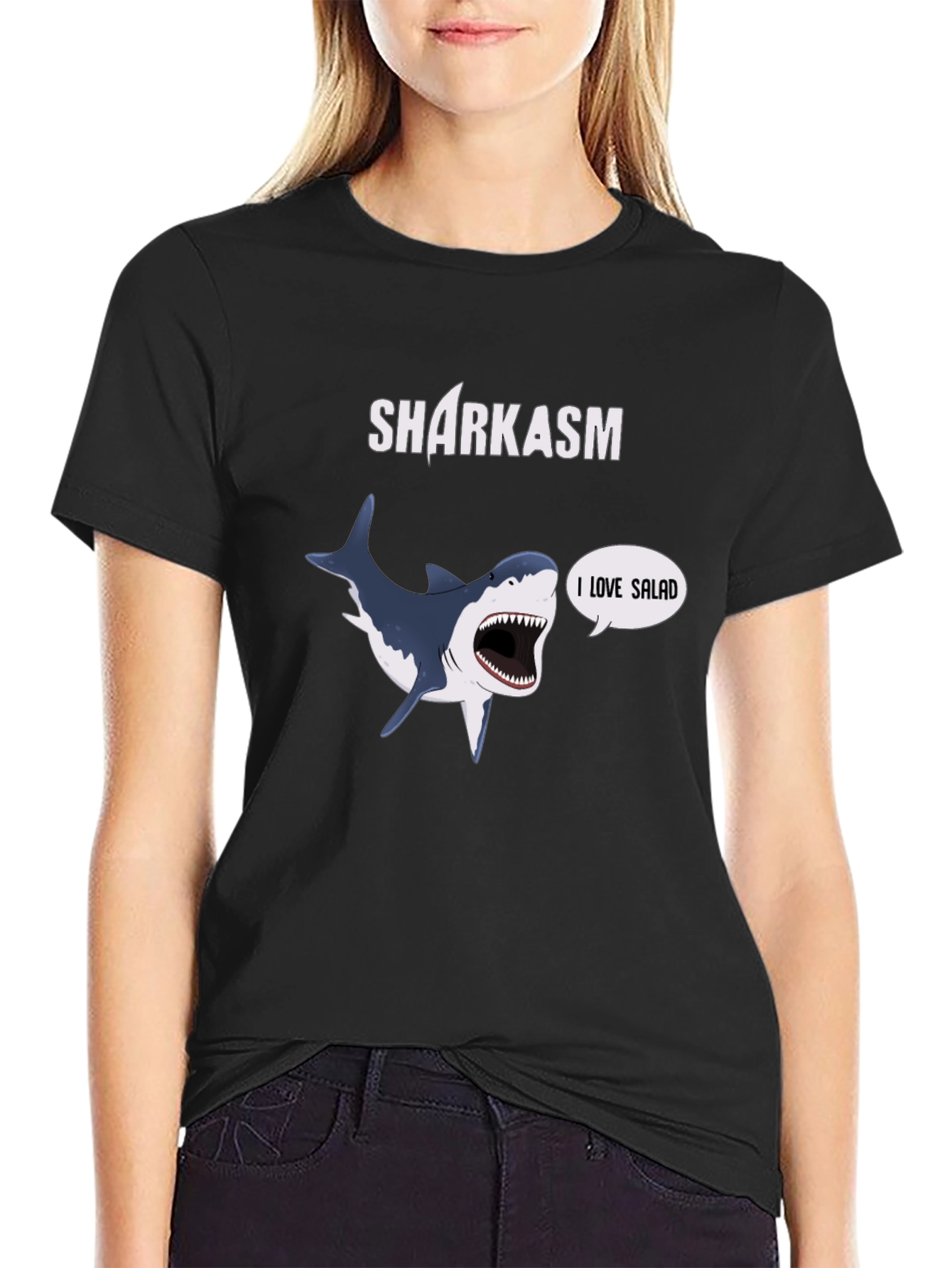 Sharkasm T-Shirt - Funny Shark Lover Tee