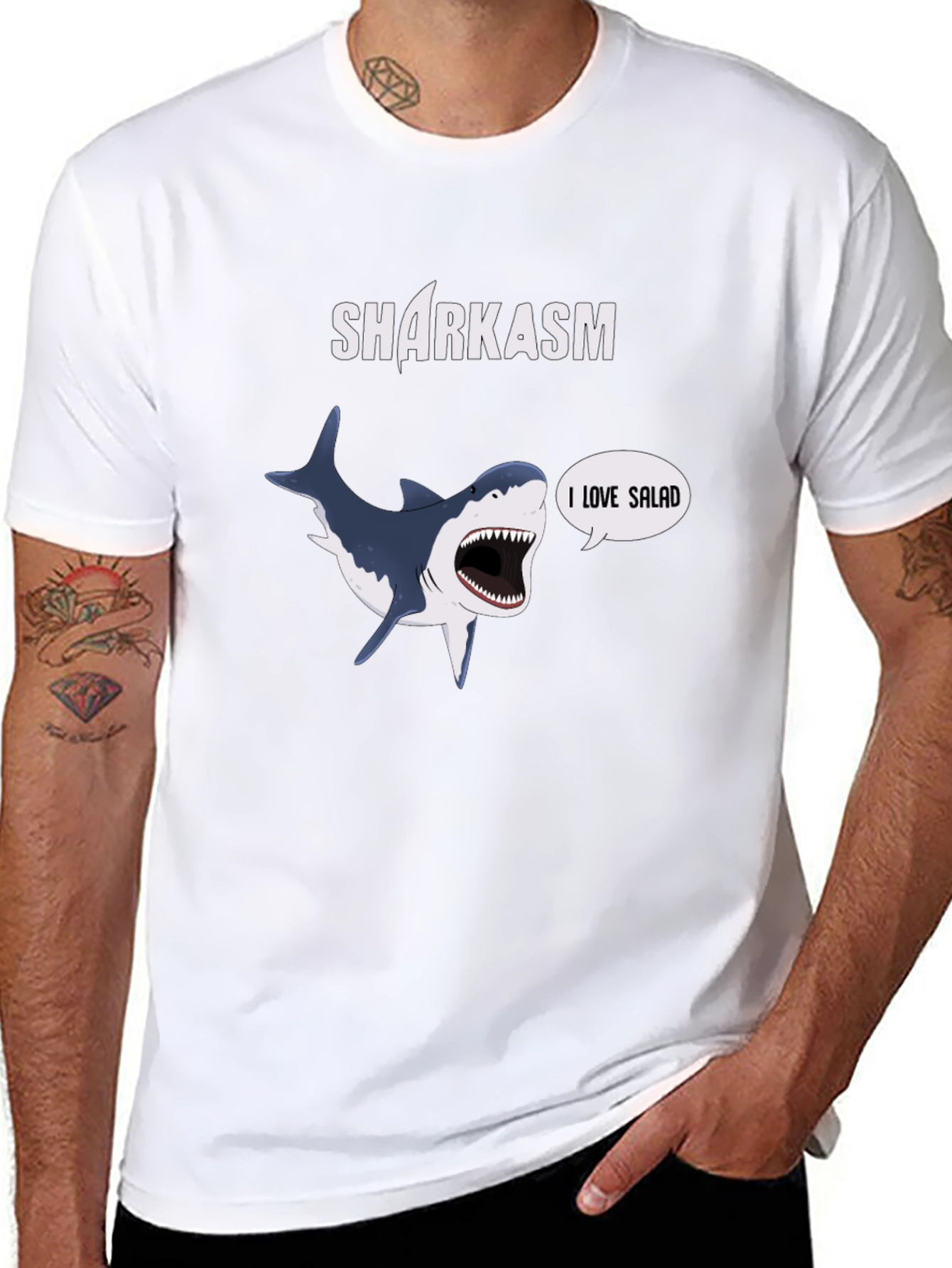 Sharkasm T-Shirt - Funny Shark Lover Tee