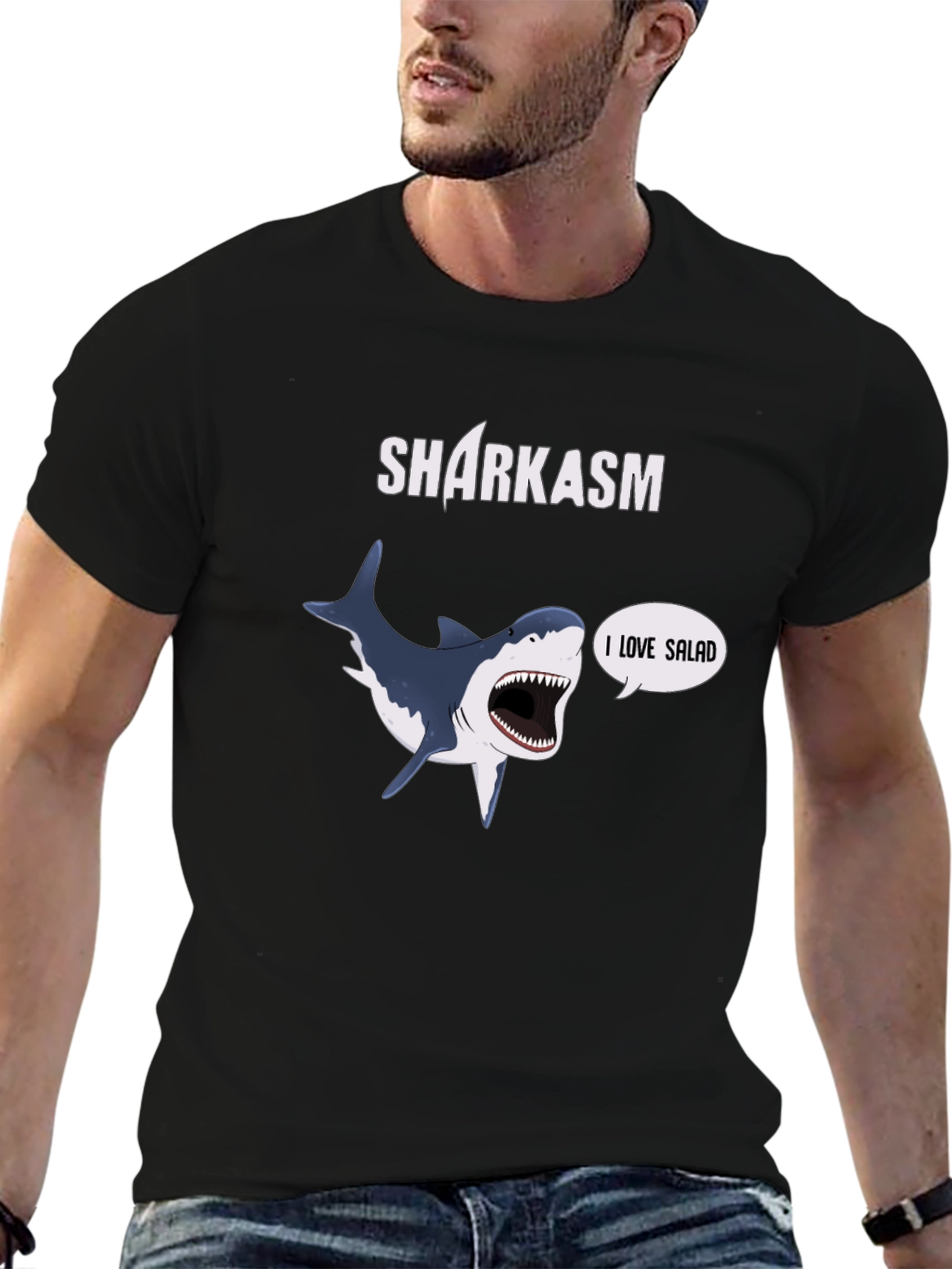 Sharkasm T-Shirt - Funny Shark Lover Tee