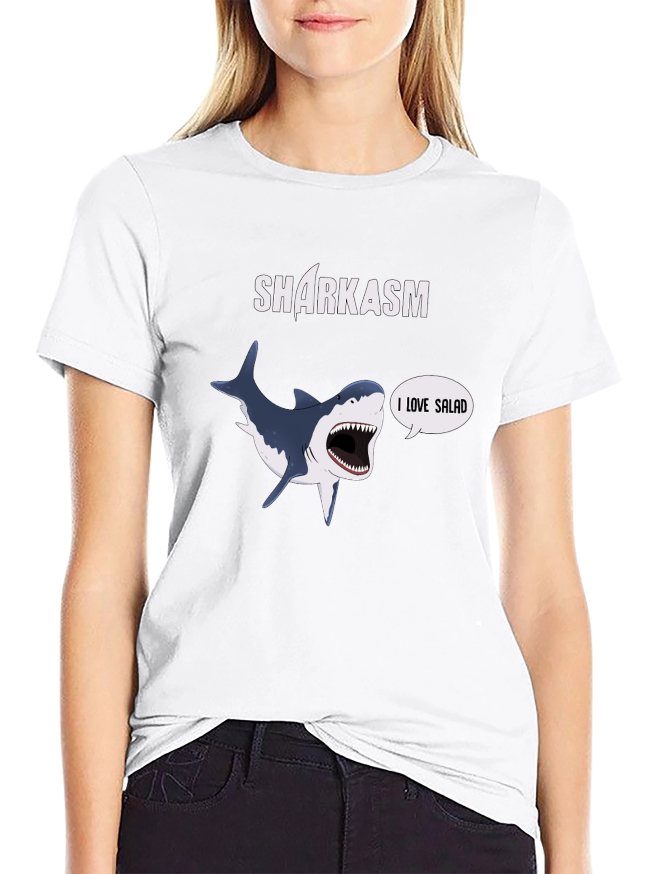 Sharkasm T-Shirt - Funny Shark Lover Tee