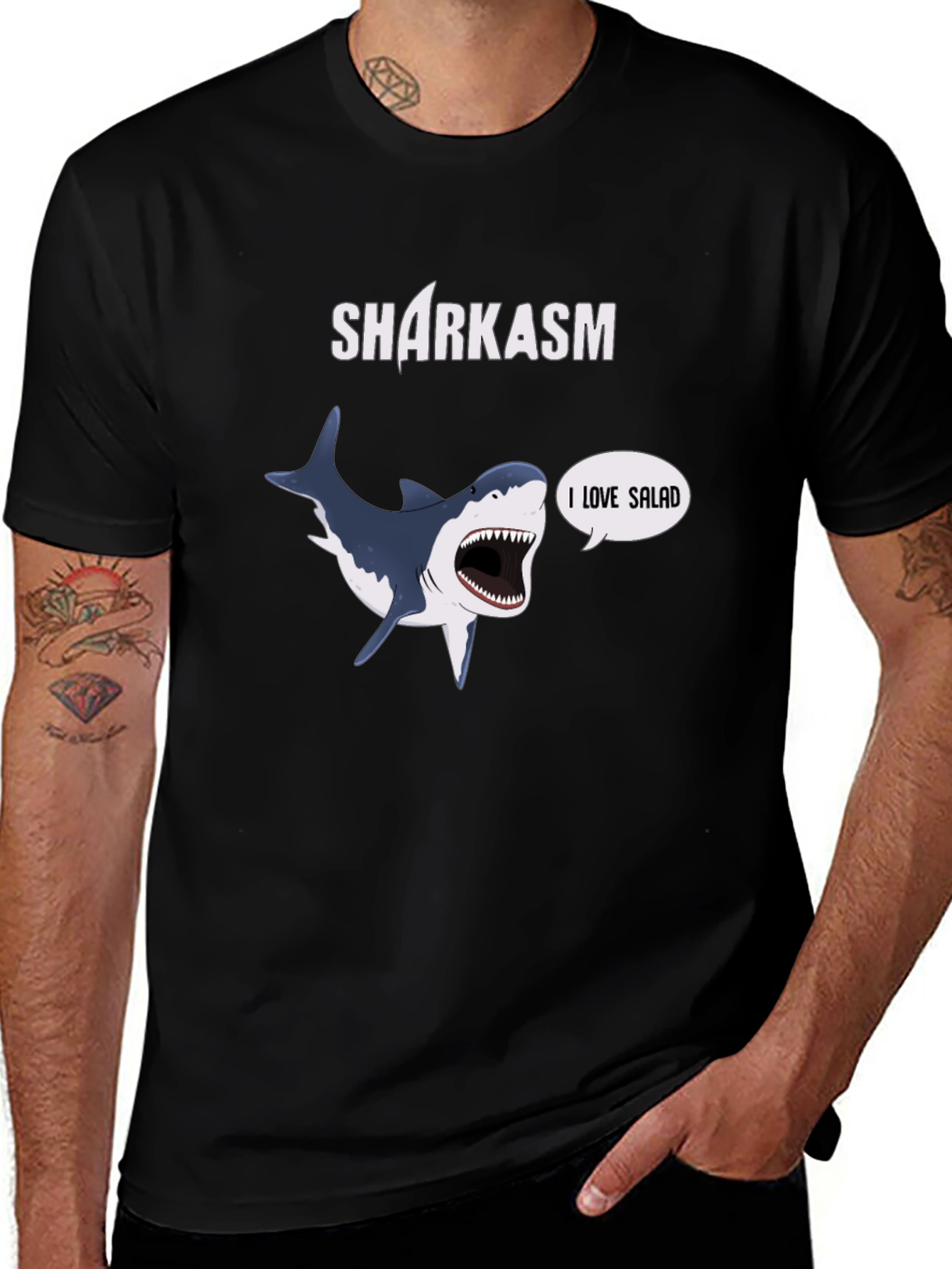 Sharkasm T-Shirt - Funny Shark Lover Tee