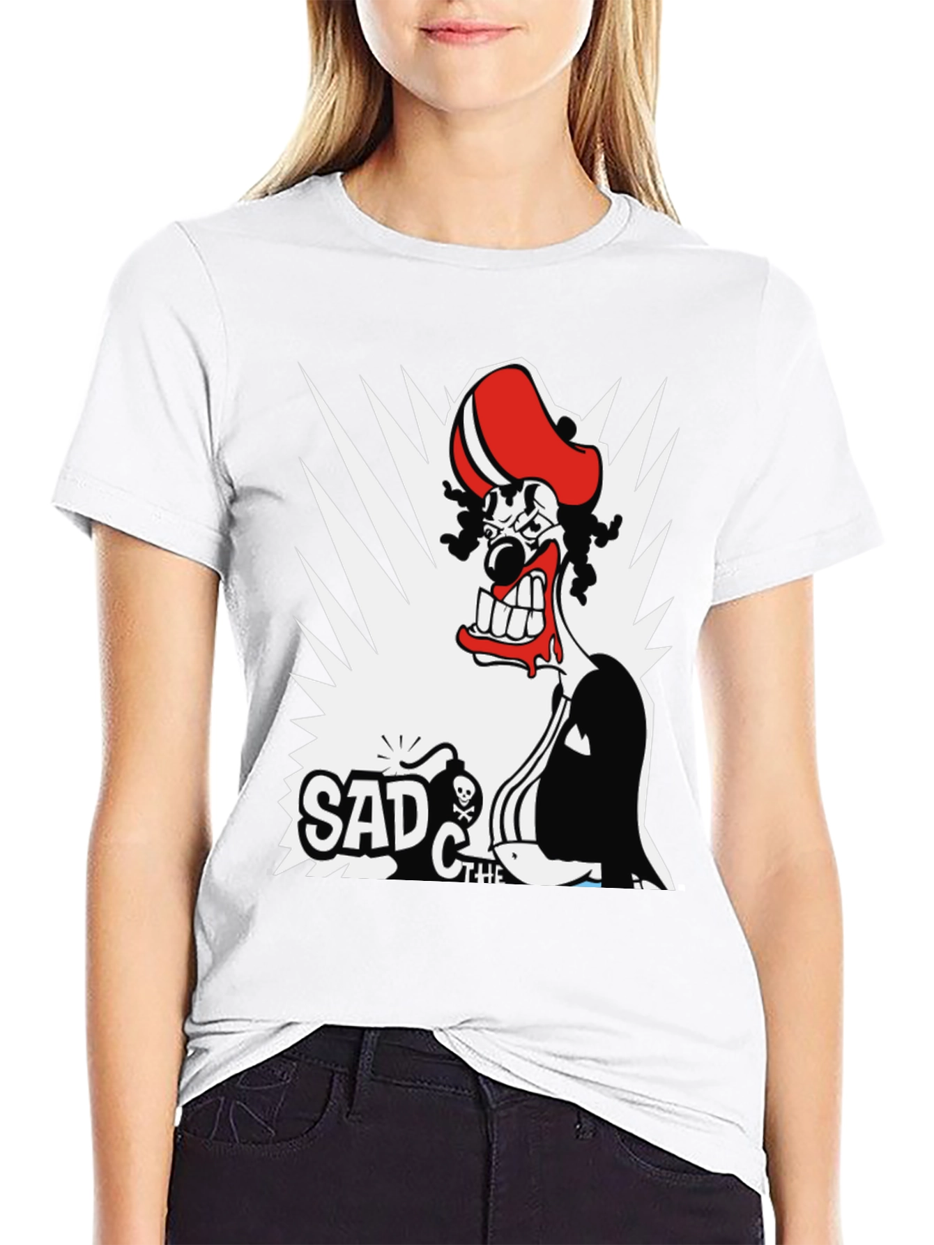 Sad the Clown T-Shirt - Graphic Print